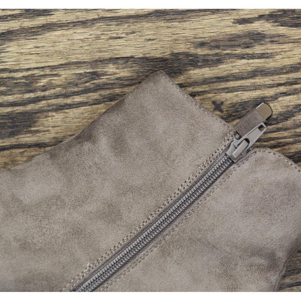 Style & Co. Womens Sayylor Dress Booties 10019630400 Taupe Microsuede Brown 9.5M - Picture 6 of 10